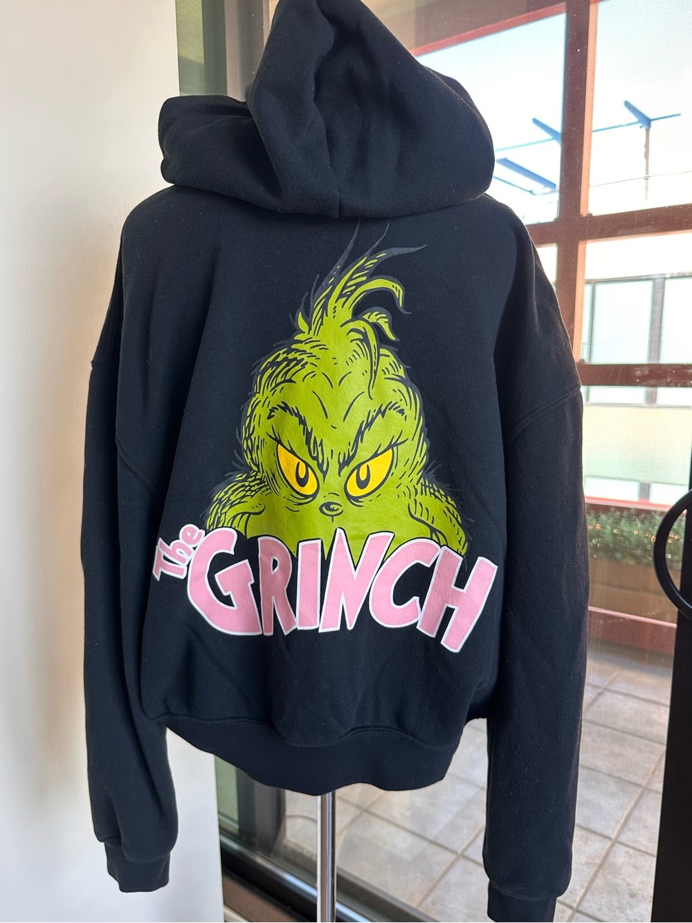 Dr. Seuss The Grinch Black Zip Hoodie